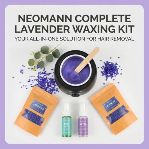 Painless Waxing Kit for Sensitive Skin - 24 Pack 1.46 oz - Men Women