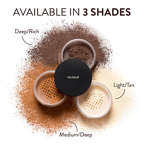 Loose Setting Powder for Makeup - Matte Finish Deep/Rich - Flawless, Long-Lasting