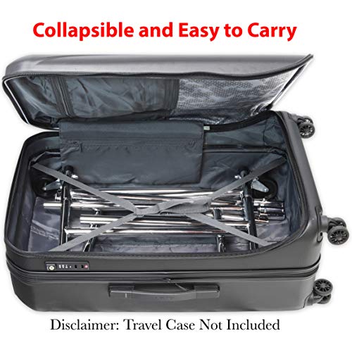 Heavy Duty Chrome Garment Rack - Extendable Clothing Organizer with Swivel Casters
