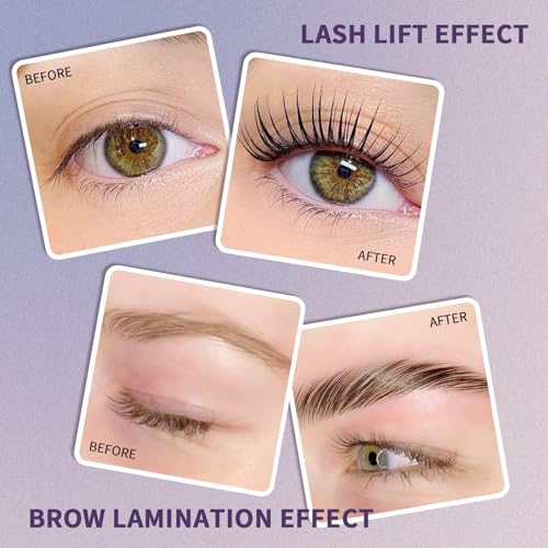 Libeauty Lash Lift & Brow Lamination Kit with Strong Glue - DIY Professional Results