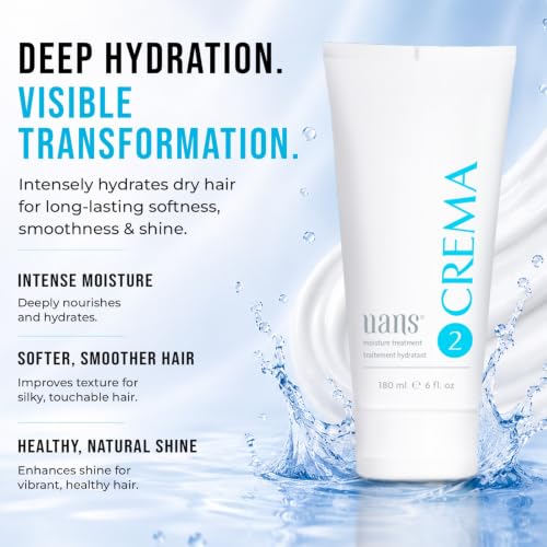 Uans Crema Moisture Hair Treatment 180ml / 6 fl oz - Smoothing & Hydrating