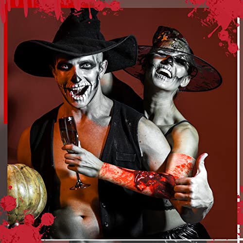 Eurzom Zombie Costume Sleeves for Women Halloween Party Wear - 4 Pairs