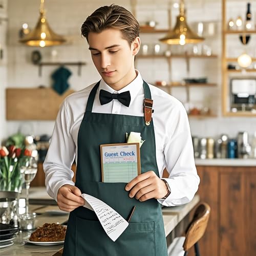 Officeva 100 Pack Guest Checks Server Note Pads 6.7 x 3.5 inch - 5000 Sheets