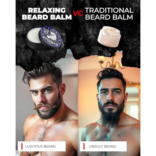 Bossman Relaxing Beard Balm for Men (Magic Scent) ? Tames, Relaxes, Thickens & Softens for Ultimate Beard Care ? Made in USA