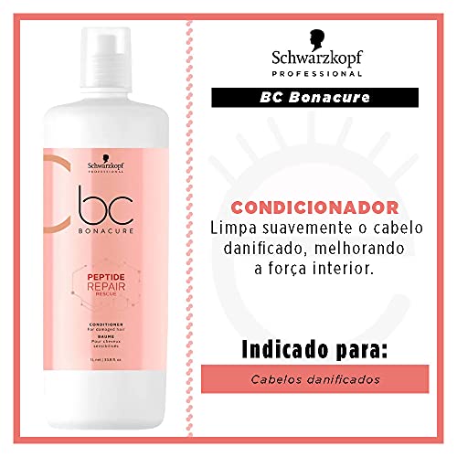 BC BONACURE Peptide Repair Rescue Conditioner 33.8oz - Pack of 1