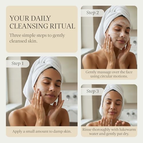 Purifying Hydration Cleanser| Gentle Daily Face Wash Infused with Peptides, Aloe Vera & Plant-Based Hyaluronic Acid| Sulfate-Free, Vegan & Cruelty-Free | 8oz