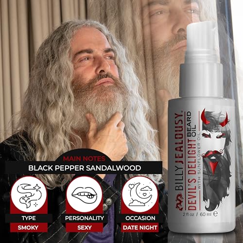 Beard Oil for Men - Vanilla Scent, Lightweight, Hydrating, Low Shine, Anti-Itch & Flake Prevention