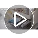 Booklov Crystal White Large Makeup Organizer with Drawers - L01