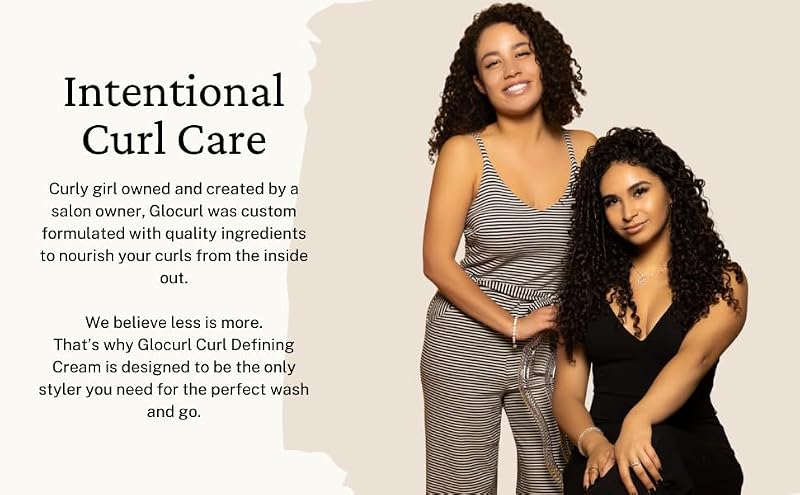 Curl Defining Cream for All Hair Types - Vegan, Natural, Hydrating