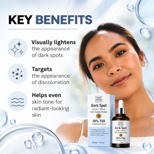 Dark Spot Corrector Serum with 10% Tranexamic Acid & Niacinamide – Brightening Face Serum for Sensitive Skin – 30mL