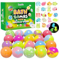 Kids Bath Bombs with Surprise Toys - 20 Pack Natural Handmade Bubble Fizzy Set