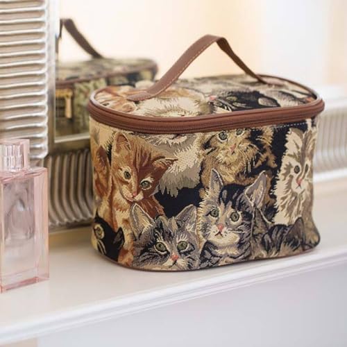 Cat Vanity Bag/Toiletry Case/Make-Up Bag - Available in 14 Designs