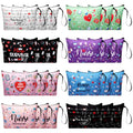 Huhumy Classic Nurse Cosmetic Bags Bulk Set - 24 Pouches with Nurse-Themed Design