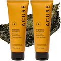Acure Brightening Facial Scrub 4 Fl Oz Pack of 2 Exfoliating Face Wash