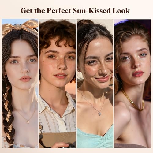 Freckle Pen 4 PCS Set ? 4 Colors (Light Brown, Natural Coffee, Chestnut, Dark Brown) for Natural Looking Fake Freckles ? Waterproof, Long Lasting Faux Freckles Makeup Tool