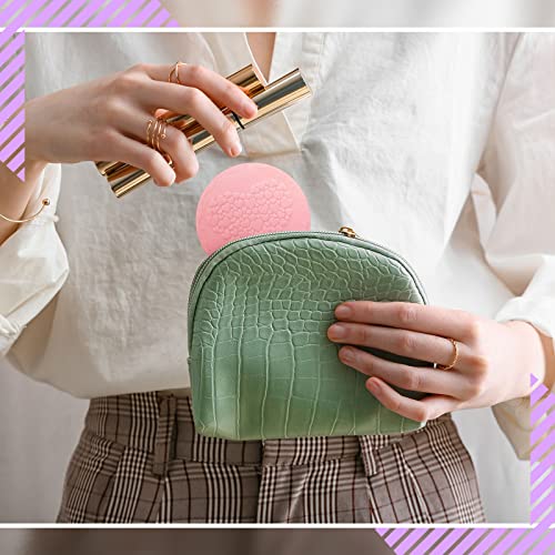 Bucherry 100 Pcs 2.76 Inch 24 Styles Random Pocket Mini Mirror Bulk Portable Round Glass Makeup Purse Small Compact Personal Pocket Mirrors for Women Travel Daily Use Mother¡®s Day Gift