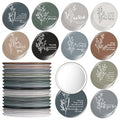 Kigley 50 Pcs Inspirational Gifts for Women Bulk Compact Mirrors Mini Portable Pocket Mirrors Employee Appreciation Gifts for Office Staff Work Team Nurses Teachers Coworkers