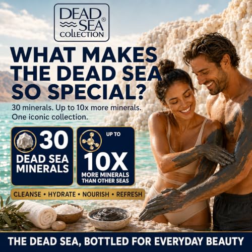 Lavender Dead Sea Hand Soap Pump - Moisturizing Liquid with Minerals, 67.6 Fl Oz (Pack of 2, 33.8 Fl Oz Each)