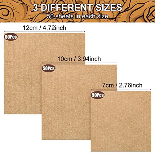150 Pieces Tattoo Cover Up Tape Tattoo Flaw Conceal Sticker Breathable Medium Thin Patch Makeup Skin Concealing Tape to Hide Skin Spots, 3 Sizes (Nude)