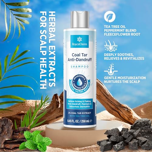 Coal Tar Dandruff Shampoo Extra Strength 2% for Scalp Relief - Variation of THIS listing