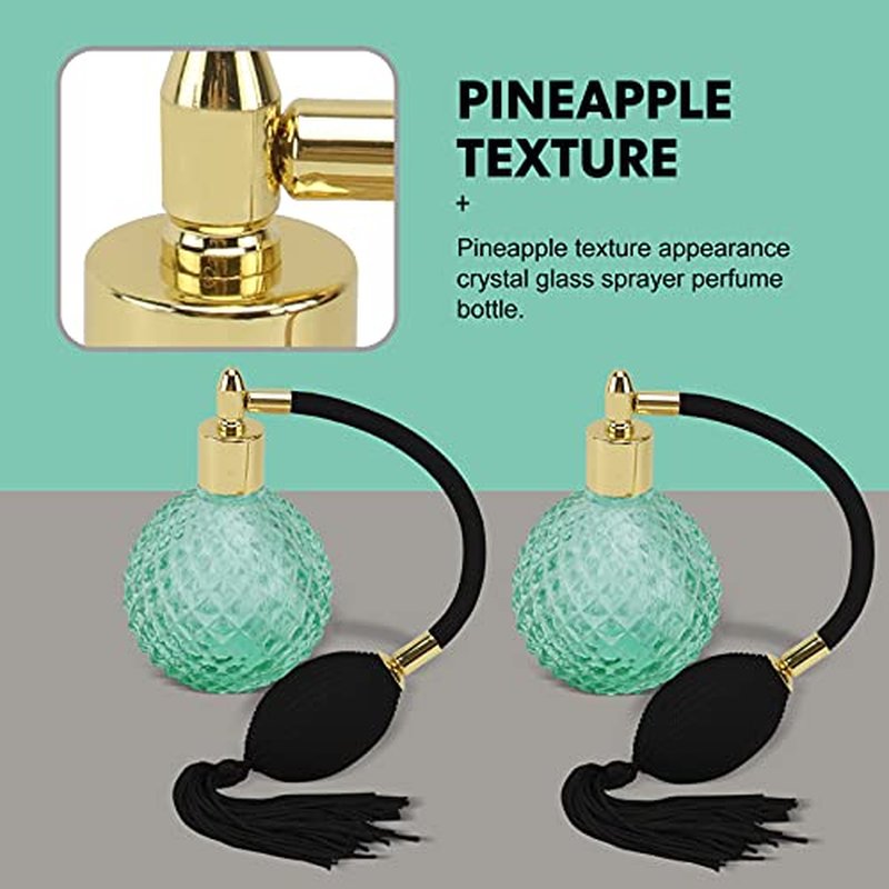 Lurrose Refillable Perfume Bottle: Vintage Perfume Bottle -, 100ml Travel Liquid Atomizer Refillable