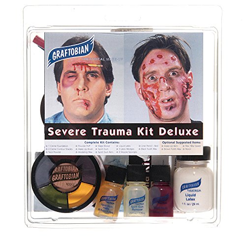 Severe Trauma Special FX Makeup Kit for Realistic Wounds & Effects
