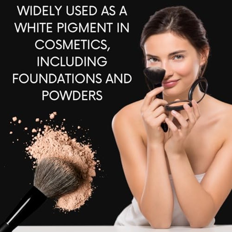 100% Natural Non-Nano & Uncoated Titanium Dioxide Powder for Skin Hair and Health Care 1 LBS / 454 GMS