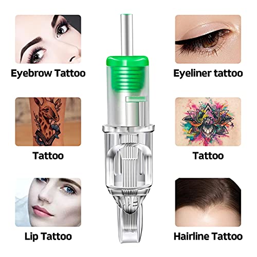 Tattoo Cartridge Needles Set 120pcs - Round Liner Shader Magnum M1 RS for Tattoo Machine RL/RS/M1/RM Variation