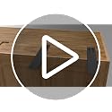 20-Inch 4 Pack Granite Bar Support Brackets - Heavy Duty Floating Countertop Supports with Screws - Variation: 20" 4pack