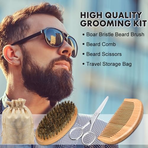 Cool Mens Gifts Beard Kit + Beard Balms