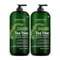Tea Tree Body Wash - 16 Fl Oz, Pack of 2 - Cruelty-Free, Sulfate & Paraben-Free