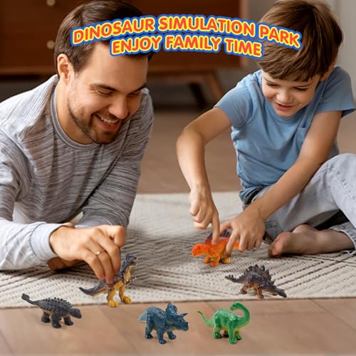 Zeewoo 6 Pack Dinosaur Bath Bombs with Surprise Toys for Kids, Organic & Safe Fun