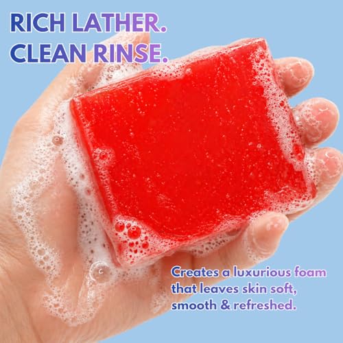 Vegetable-Based Glycerin Scented Soap Bars for Face & Body - Set of 7 Travel Size