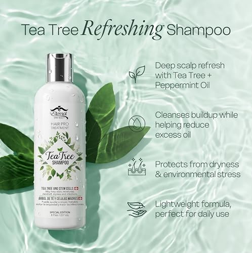 Hair Care Set with Tea Tree, Argan Oil & Keratin – Scalp & Hydration Duo