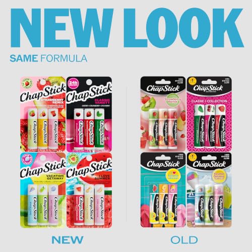 Lip Balm Pack - Hydrating Flavored Lip Care Set with 12 Sticks