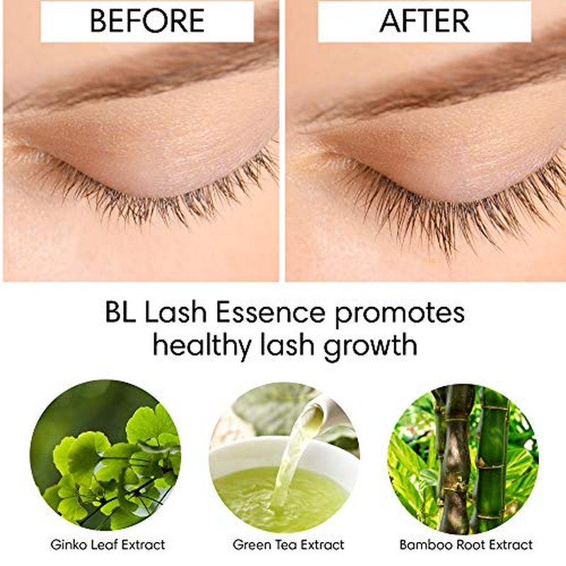 BL Lashes Lash Essence Conditioner Serum | Moisturizing Treatment with Natural Extracts, Non-Sticky Daily Treatment, Enhancer for Thicker & Healthier Lashes (10ml)