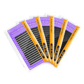 NAGARAKU Classic Individual Eyelash Extensions 0.05 D Curl - Purple Card, 9-13mm, 5 Trays