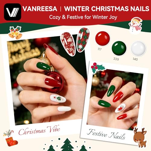VANREESA 73-Classic Elegant Hues Gel Nail Polish Set - 42 Summer Colors with Top & Base Coats