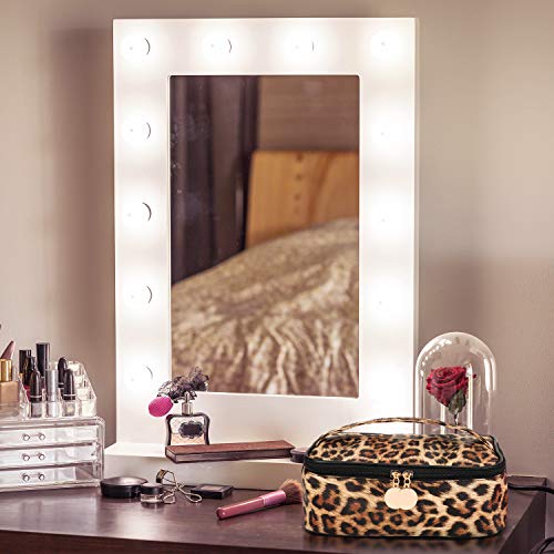 Leopard Print Makeup Bags Set - Waterproof Cosmetic & Toiletry Organizer