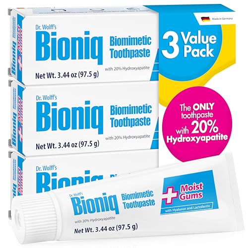 Bioniq Plus Moist Gums Toothpaste 20% Hydroxyapatite Pack of 3 - Gentle Enamel Repair