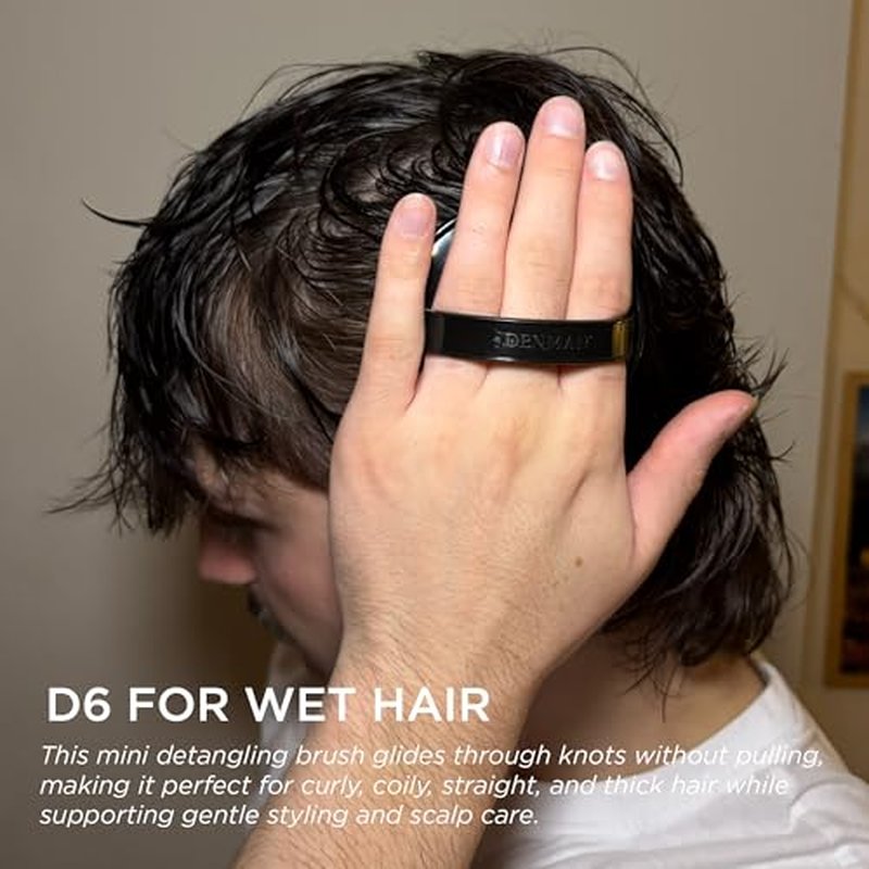 Denman Detangle Hair Brush for Curly Hair & Scalp Massager D6 - Hair Straightening Brush
