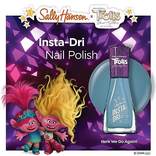 Sally Hansen Insta-Dri x Trolls Nail Polish Collection - Here We Go Again! - 0.31 fl oz