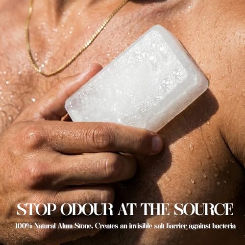 Shampoo Bar and Deodorant Set, Infused with Rosemary & Ginseng, Strengthening Hair Soap for Scalp Care & Odor Control Stick, Travel Size Toiletries for Thinning Hair (2 Pack)