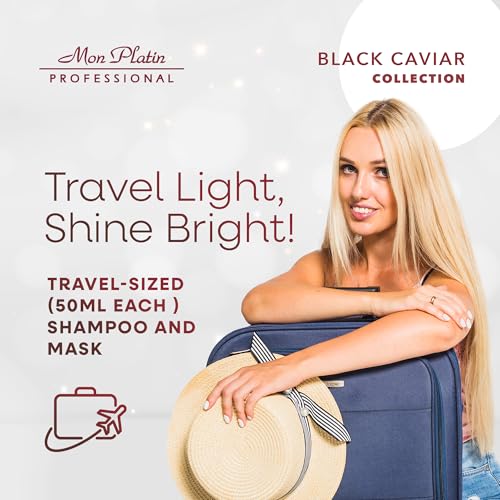 Travel Hair Treatment Kit for Dry & Colored Hair with Silk & Caviar
