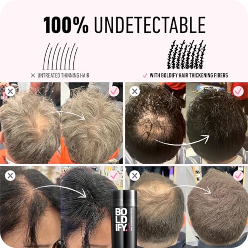 Hair Fiber and Root Touch-Up Powder Bundle for Thicker Hair - Dark Brown