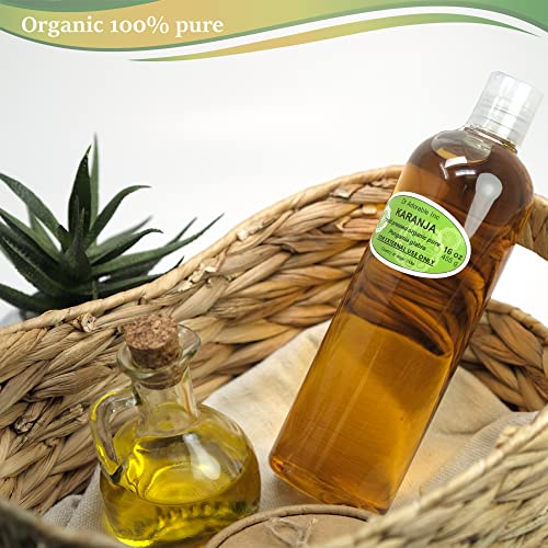Organic Karanja Oil - Cold Pressed 16 oz for Skin & Hair Nourishment
