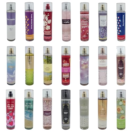 Bath & Body Works 3-Pack Assorted Fragrance Body Mists - Long-Lasting, All-Day Freshness