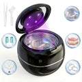 Ultrasonic Retainer Cleaner Machine Black 42KHZ Dental Jewelry 180ML