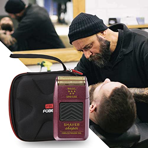 FBLFOBELI Hard Travel Case Compatible with Wahl Professional 8061-100 8164 5-Star Series Rechargeable Shaver Shaper (Case Only)