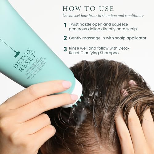 Pre-Shampoo Hair Cleanser for Scalp Detox & Buildup Removal - 6 oz